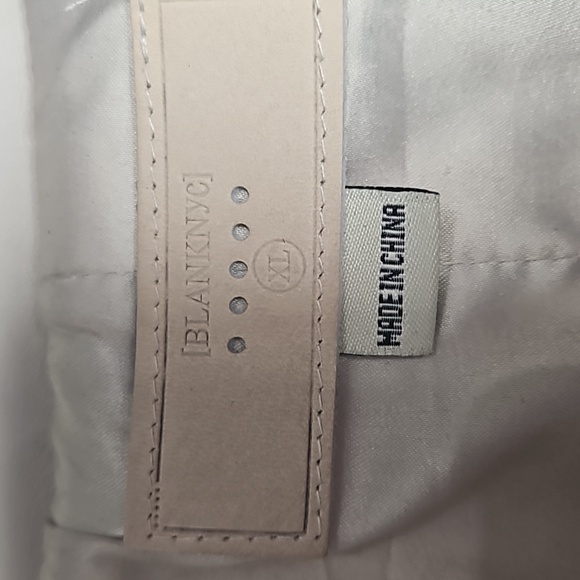 BLANKNYC Cream Faux Leather Jacket Women's Size XL - Picture 11 of 16